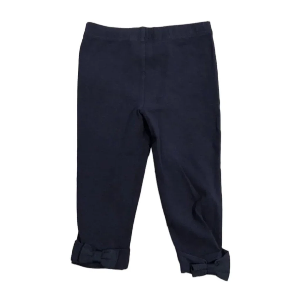 Ralph Lauren 12m Navy Blue Bow Leggings